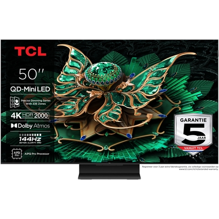 TCL 50MQLED85K 50 inch 4K QD-Mini LED Smart TV (2025)