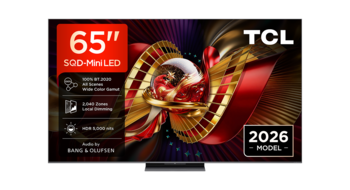 TCL 65C8L 65 inch SQD Mini-LED 4K Ultra HD TV (2026)