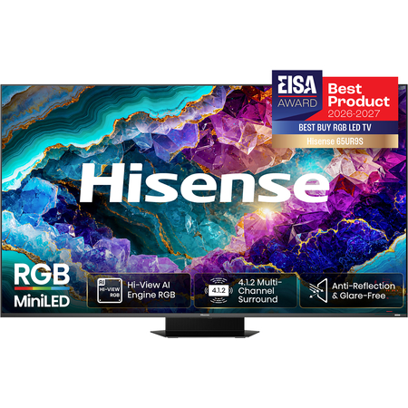 Hisense 65UR9S 65 inch 4K Ultra HD RGB MiniLED Smart TV (2026)