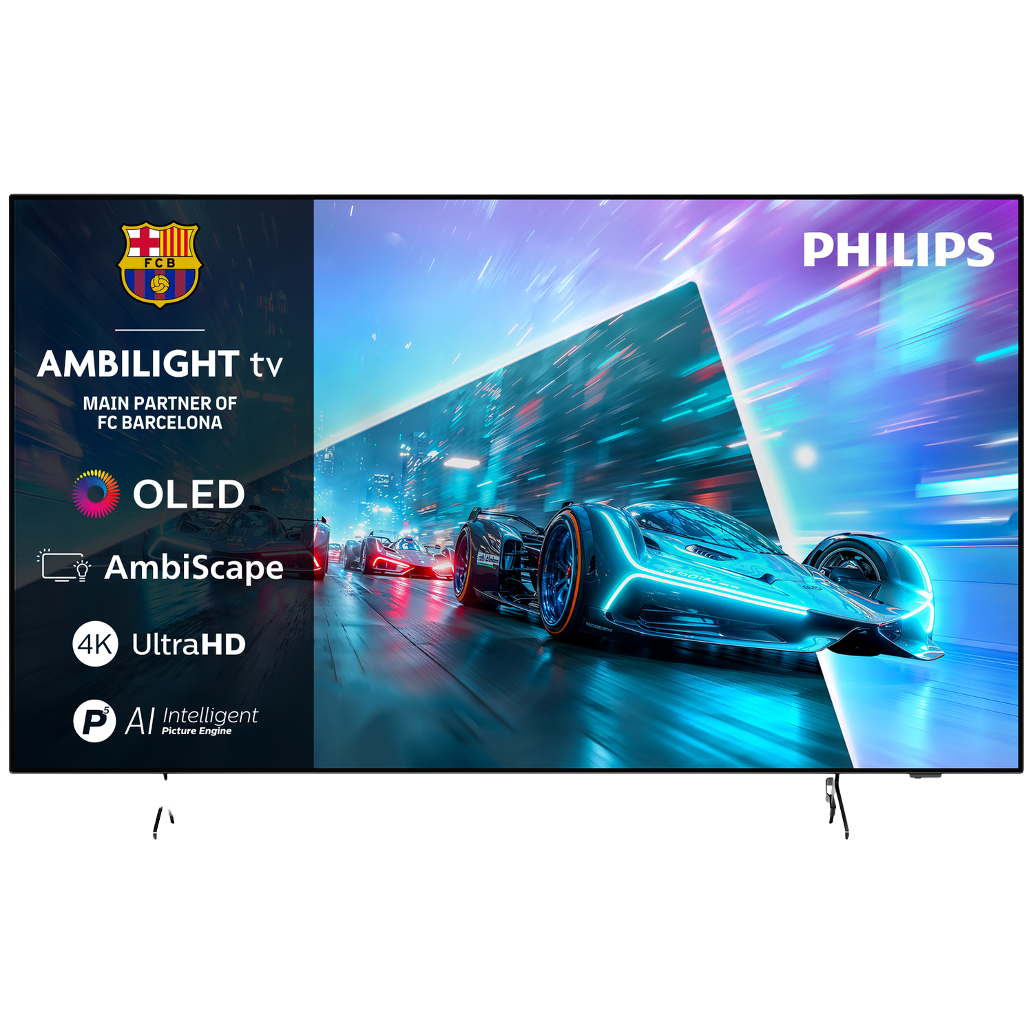 Philips 55OLED761/12 - 55 Inch 4K Ultra HD OLED TV (2026)