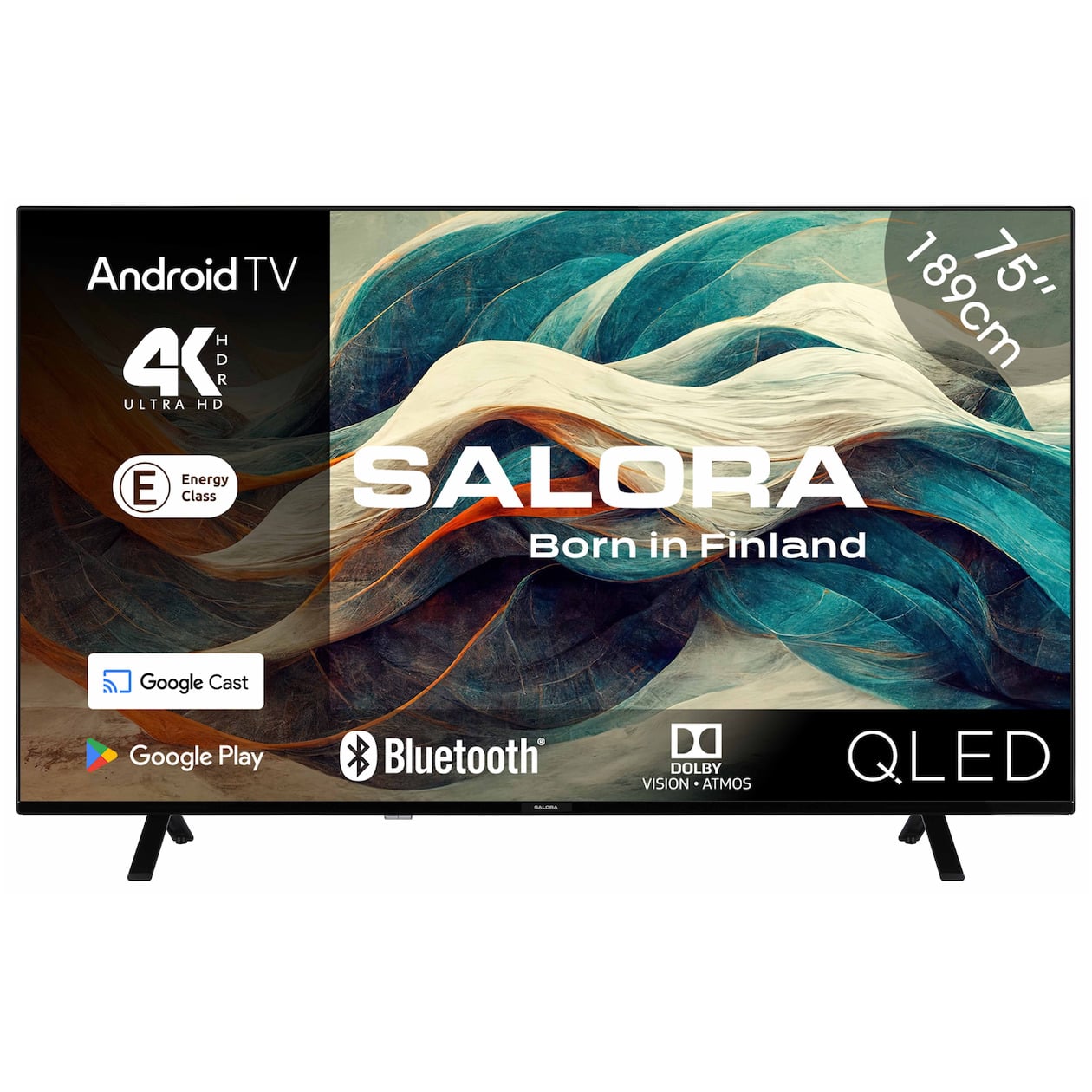 Salora 75QLED320 75 inch 4K QLED Smart TV