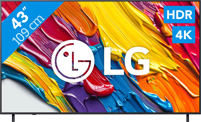 LG 43QNED82A6B (2025) 43 inch 4K QNED Smart TV