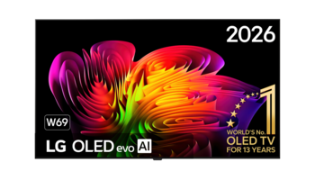 LG OLED77W69LA 77 inch 4K OLED EVO Wallpaper TV (2026)