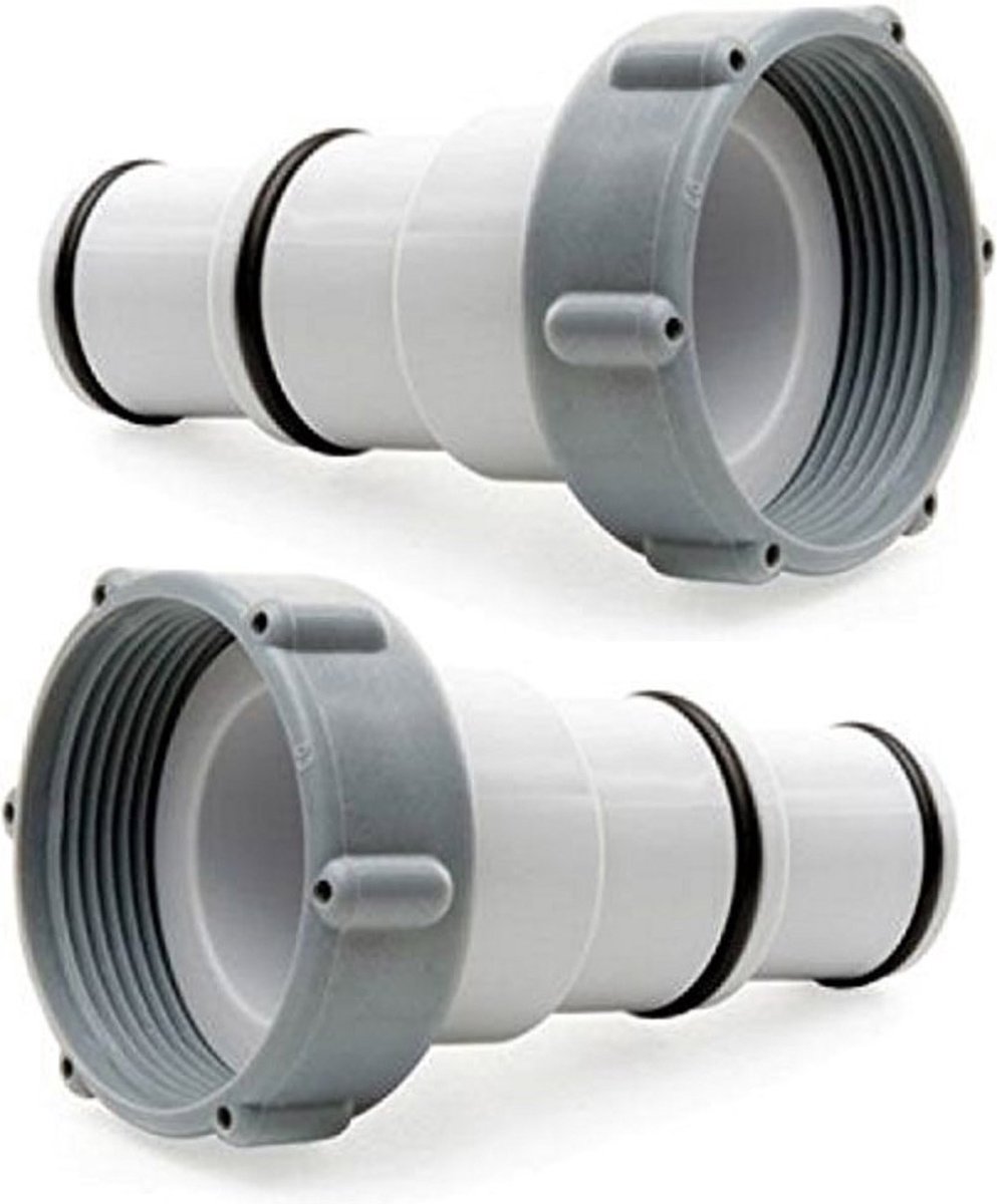 Intex adapter set 2 stuks 38 mm naar 32 mm voor zwembadpomp