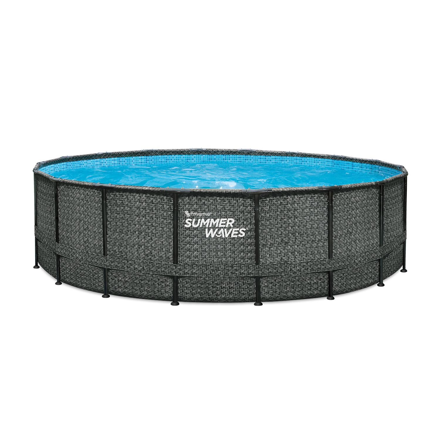 Summer Waves Zwembad Elite Frame 549 x 132 cm Dark Herringbone