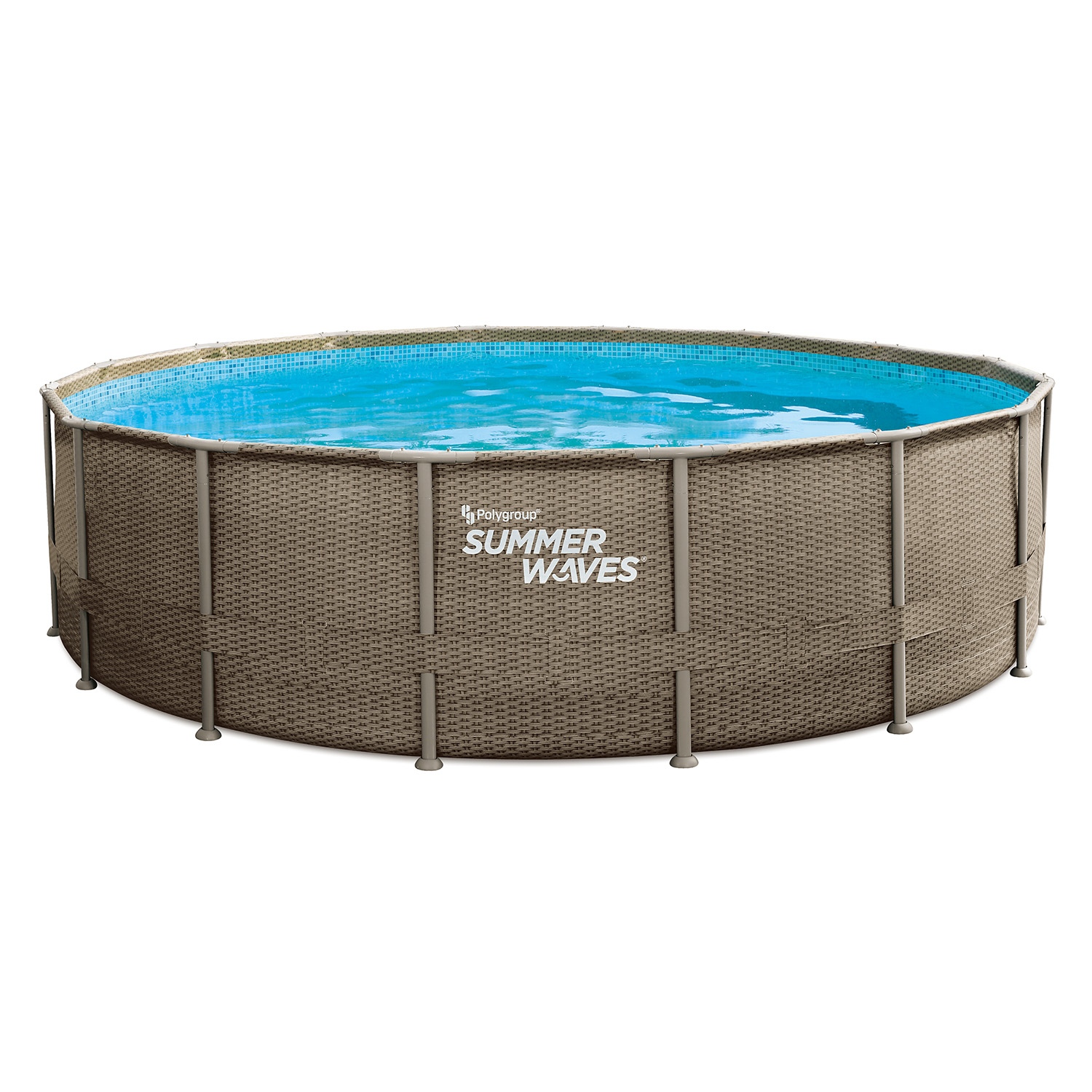 Summer Waves Elite Frame Zwembad 488 x 122 cm Dark Triple Basketweave