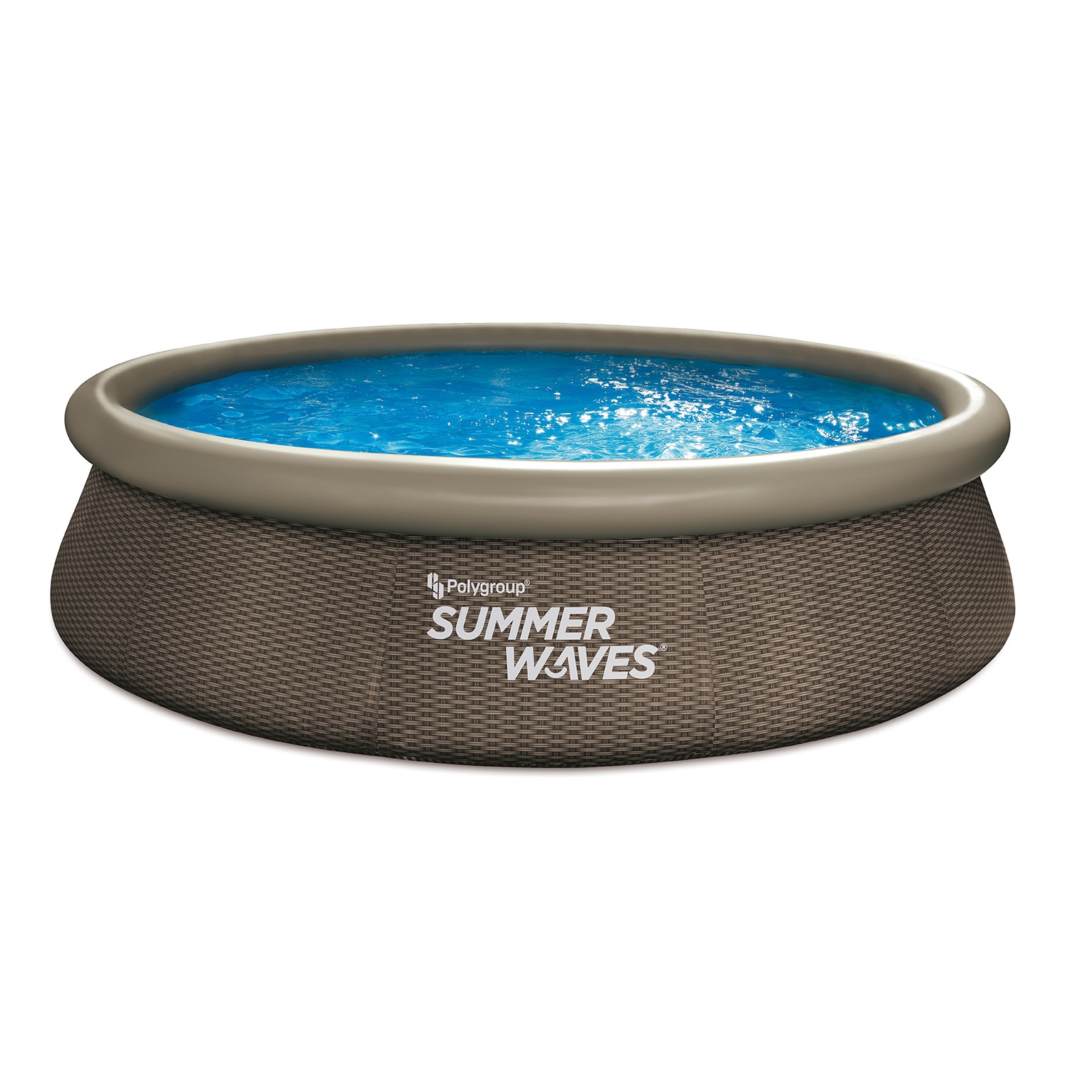 Summer Waves Quick Set Zwembad 366 x 76 cm Dark Double Rattan