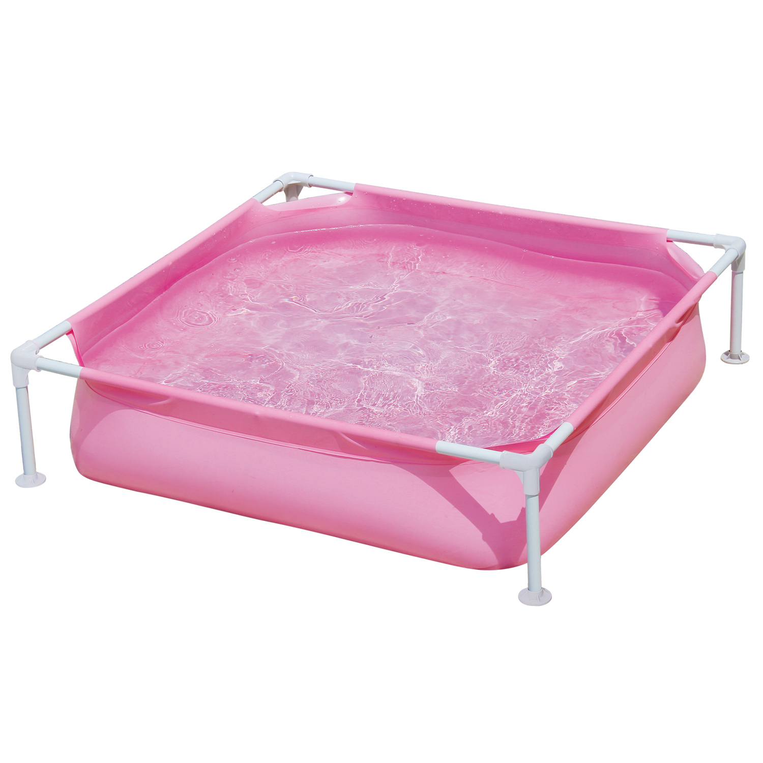 Summer Waves Zwembad Small Frame roze 122 x 122 x 30 cm