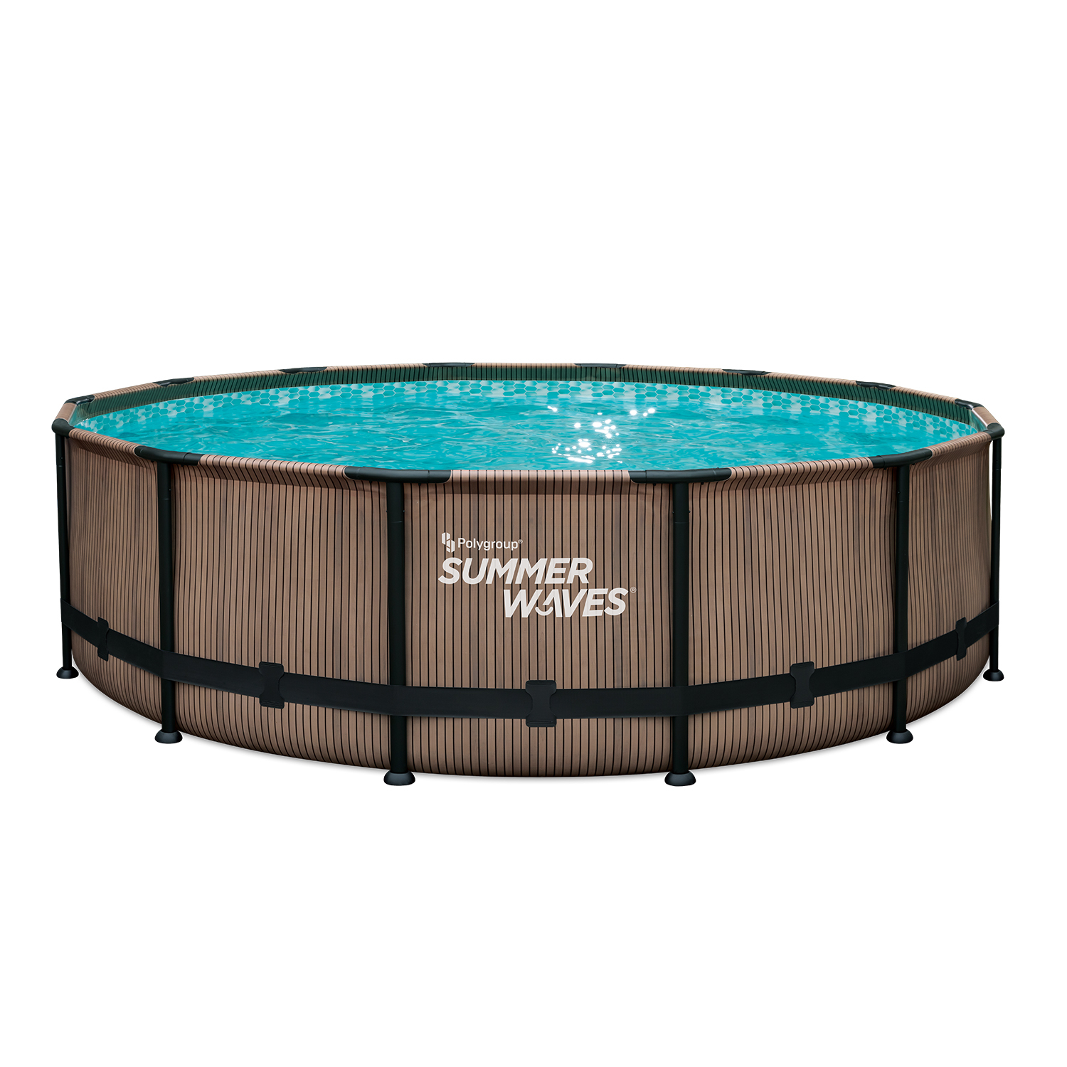 Summer Waves Zwembad Elite Frame 427 x 107 cm - Light Oak