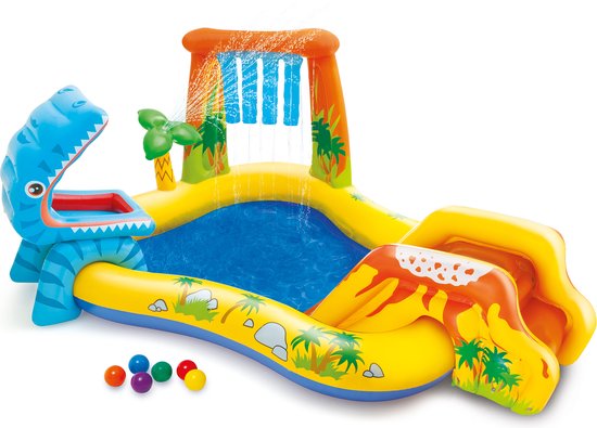 Intex Opblaaszwembad Dinosaur Play Center 57444NP