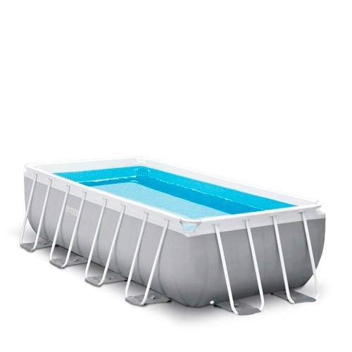 Intex Prism Frame rechthoekig opzetzwembad set met filterpomp