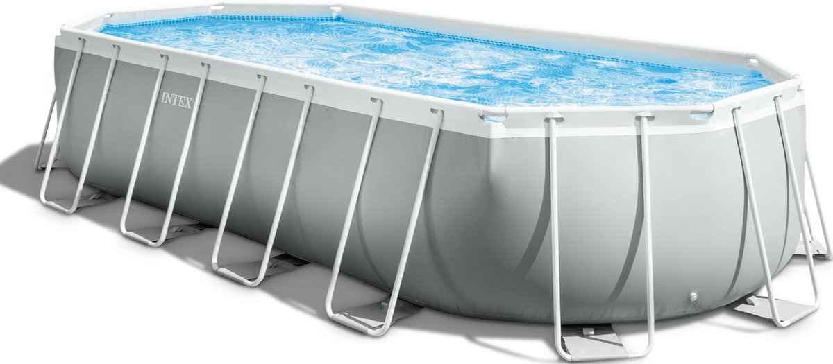 Intex Prism Frame Ovaal Opzetzwembadset 26798GN met filterpomp
