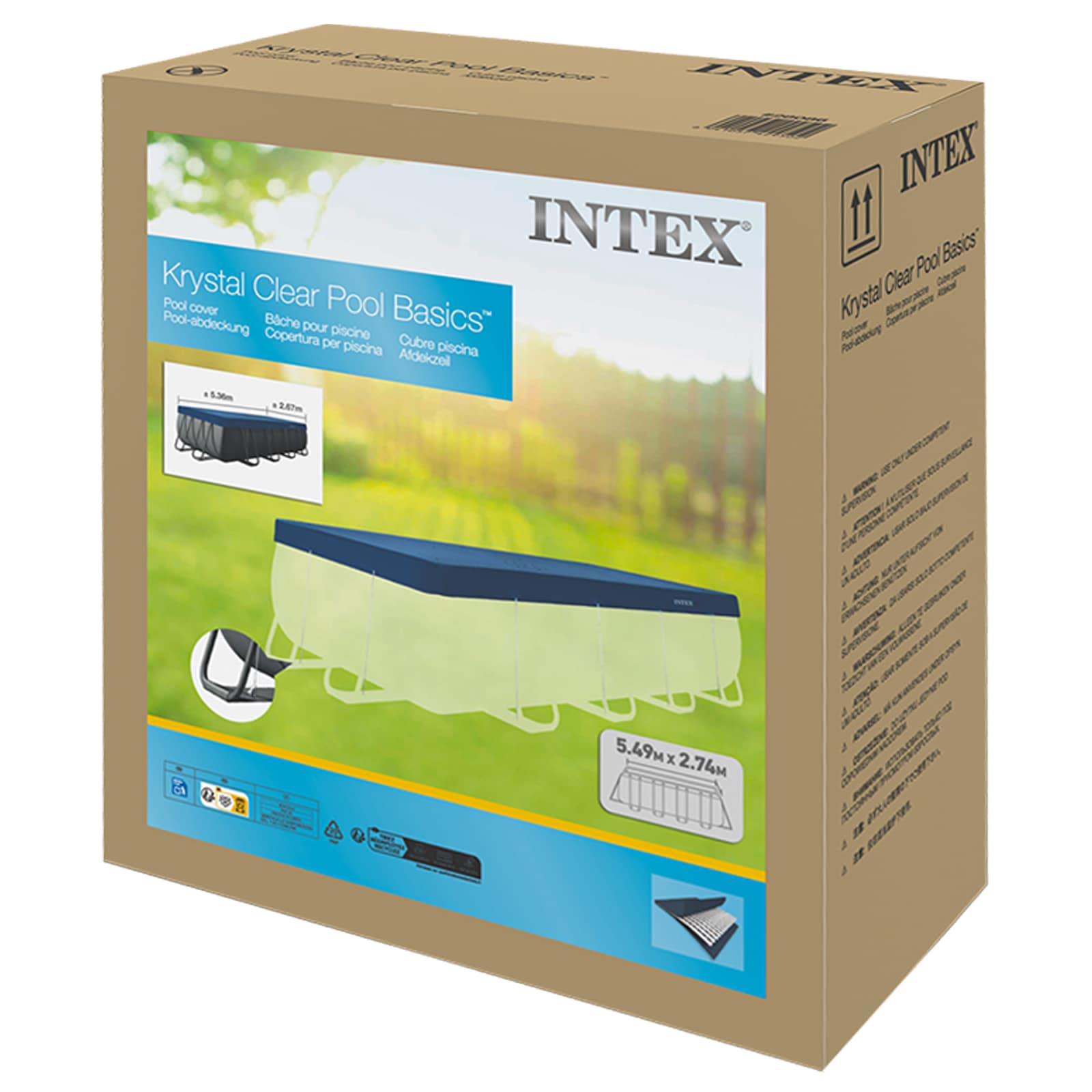 Intex Deluxe afdekzeil rechthoekig frame 549 x 274 cm
