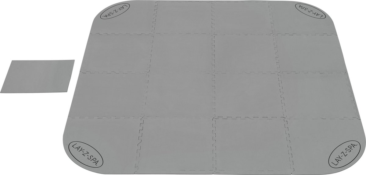 Bestway Lay-Z-Spa 60334 bodembeschermer transparant 196x196 cm