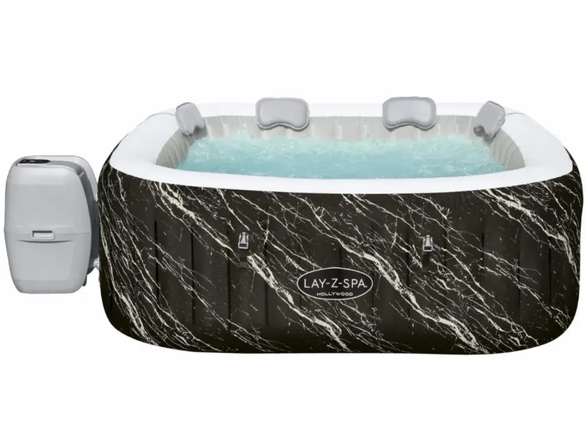 Bestway Lay-Z-Spa Hollywood AirJet Luxe opblaasbare spa met LED voor 4-6 personen