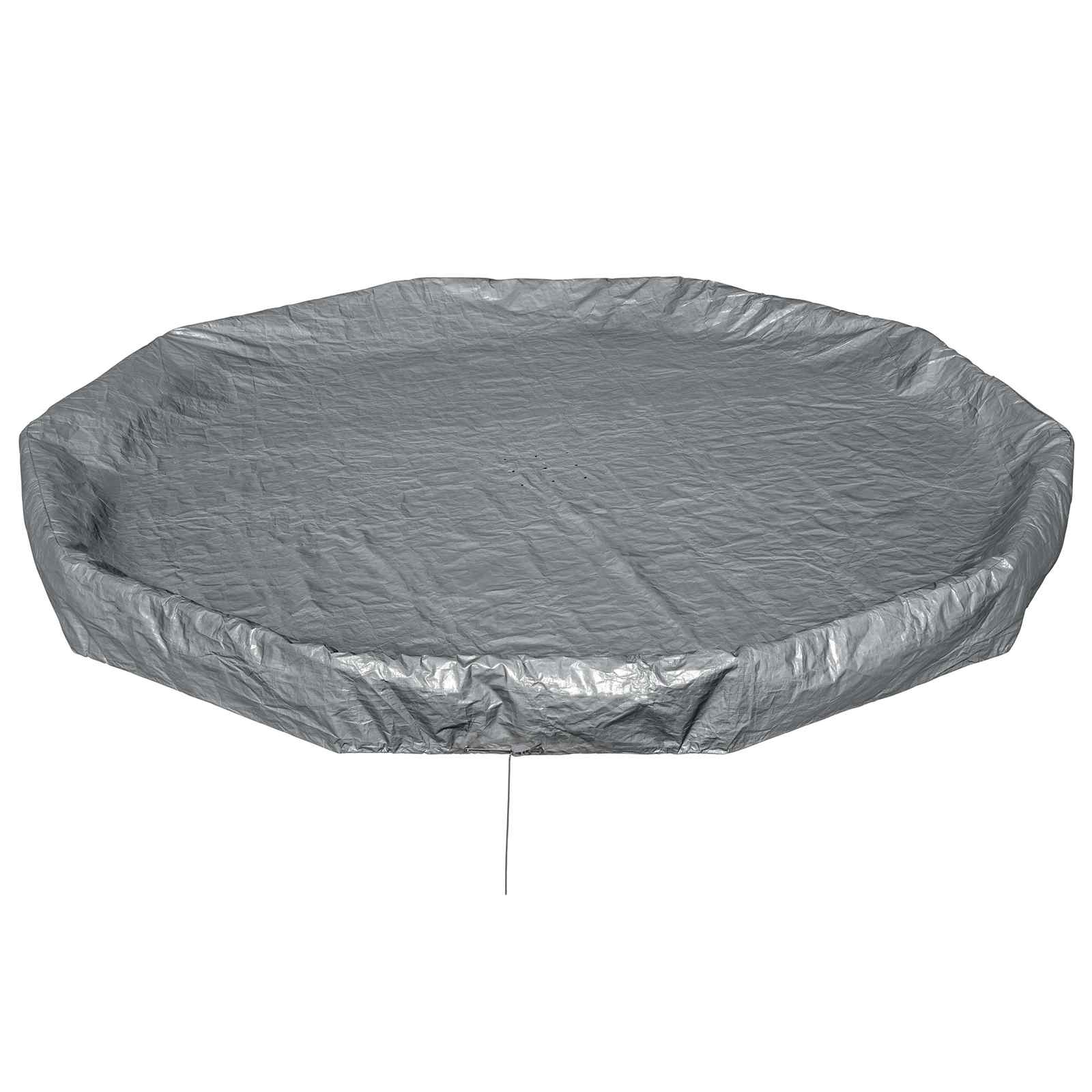 Bestway zwembadcover Ø3,05 m rond polyester grijs