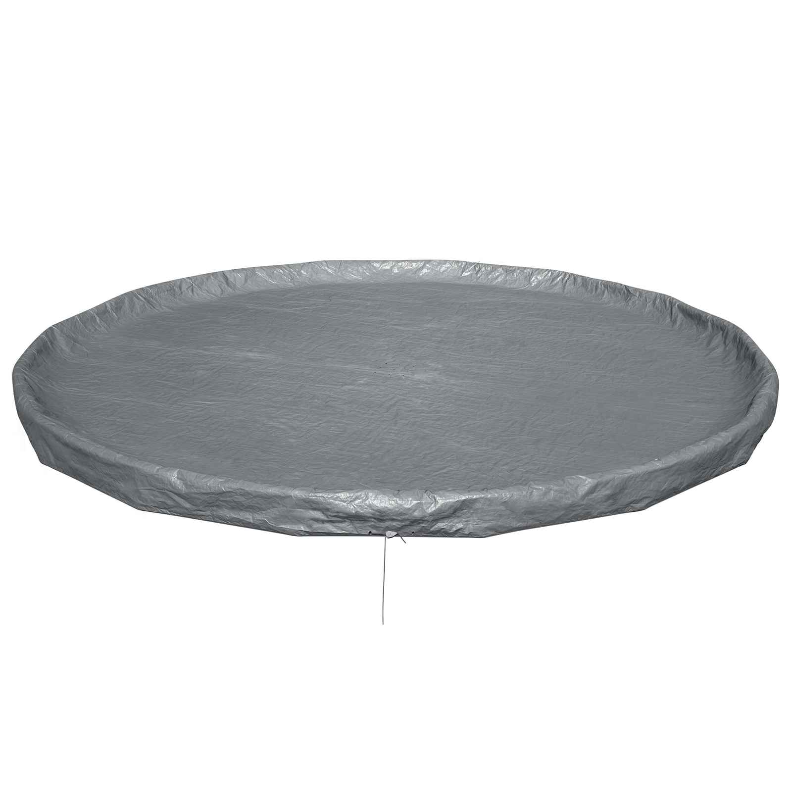 Bestway Premium ronde zwembadcover Ø4,88 m polyester grijs