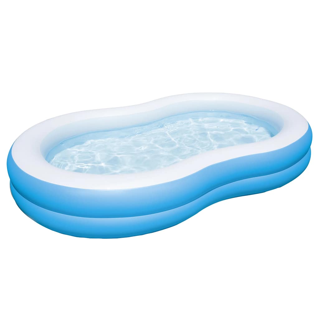 Bestway Big Lagoon familiezwembad 2 ringen 262x157x47 cm