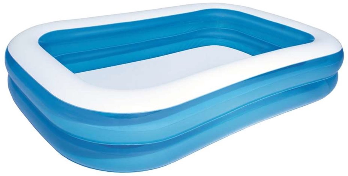 Bestway opblaasbaar familiezwembad rechthoekig 211 x 132 cm