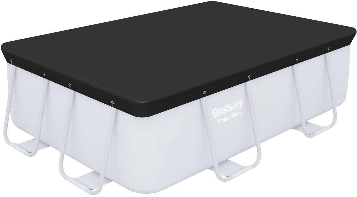 Bestway Flowclear Cover Power Steel rechthoek 282 afdekzeil
