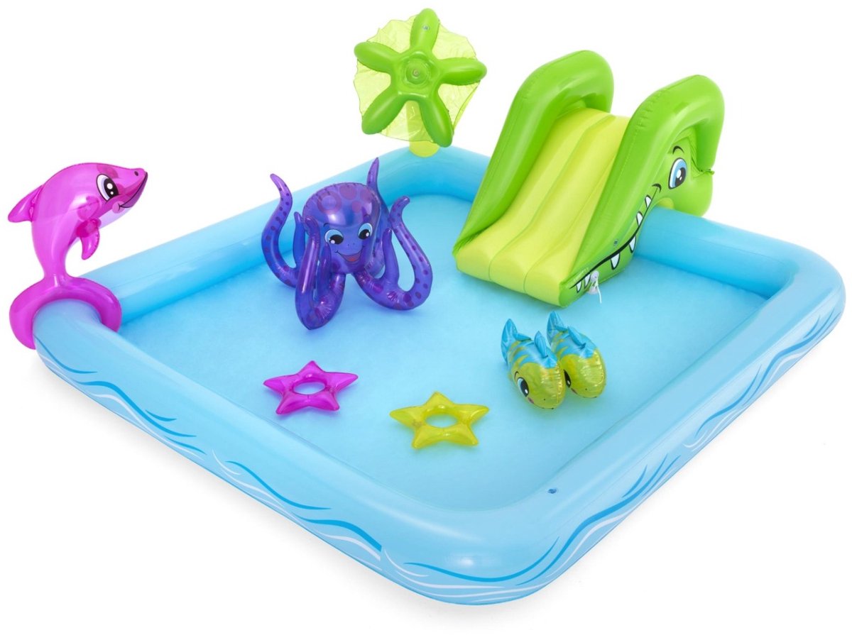 Bestway Fantastic Aquarium speelcentrum met glijbaan