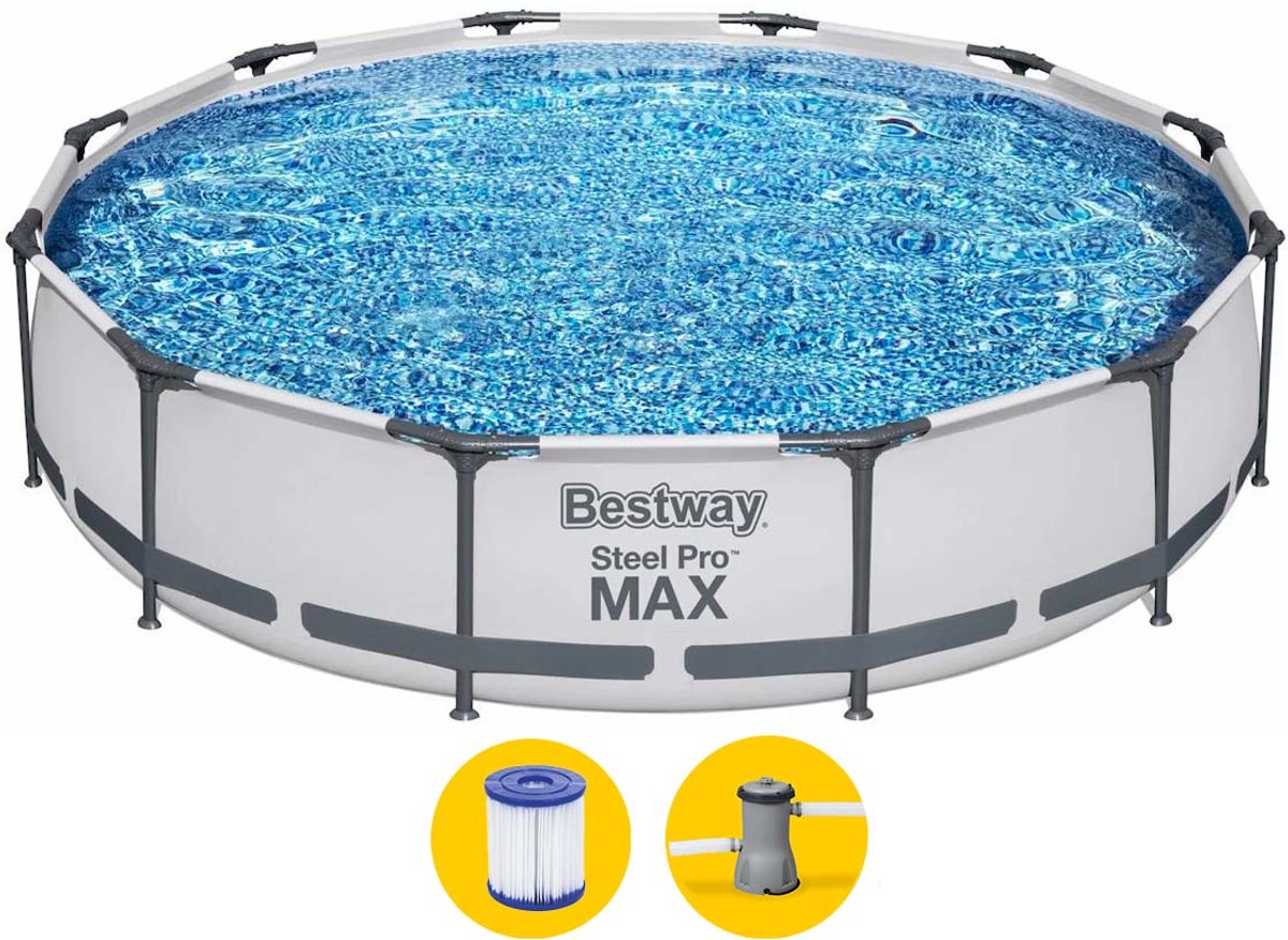 Bestway Steel Pro MAX Zwembadset Ø 366 x 76 cm