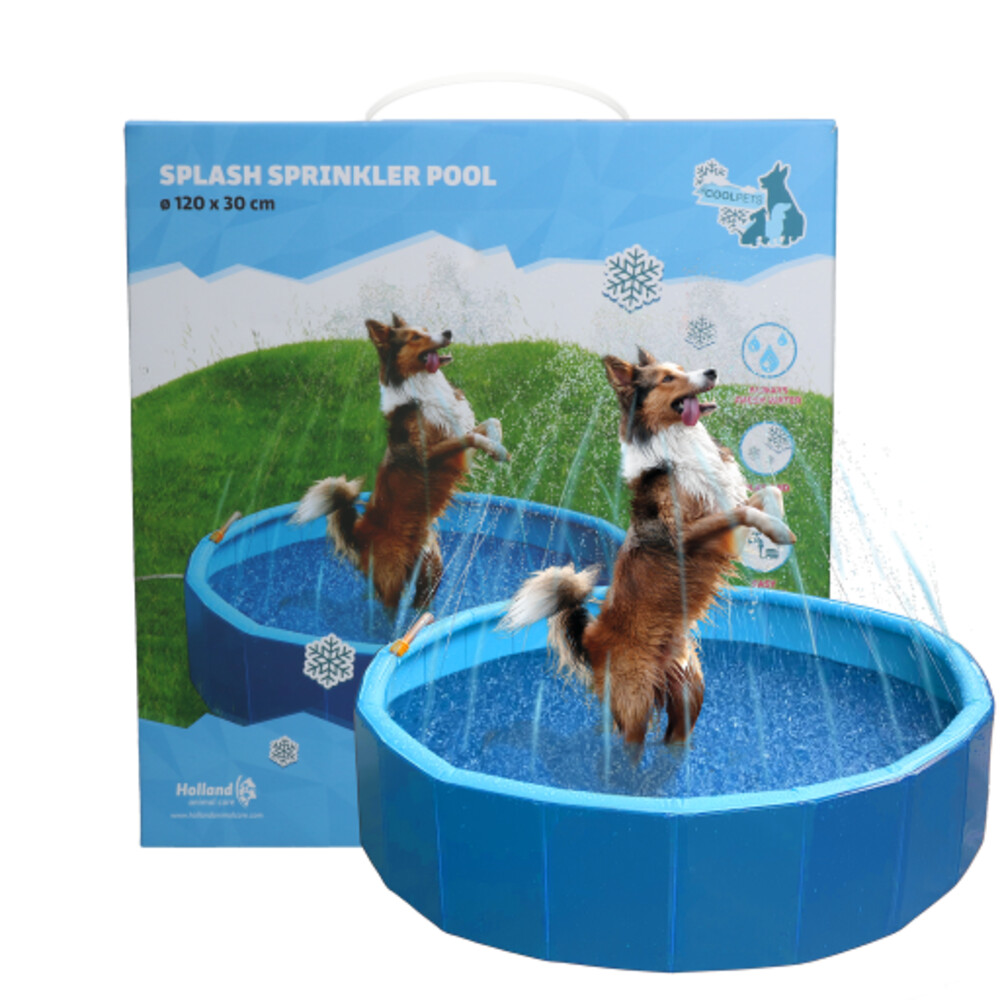 Coolpets Splash Sprinkler Pool blauw - 120 x 30 cm