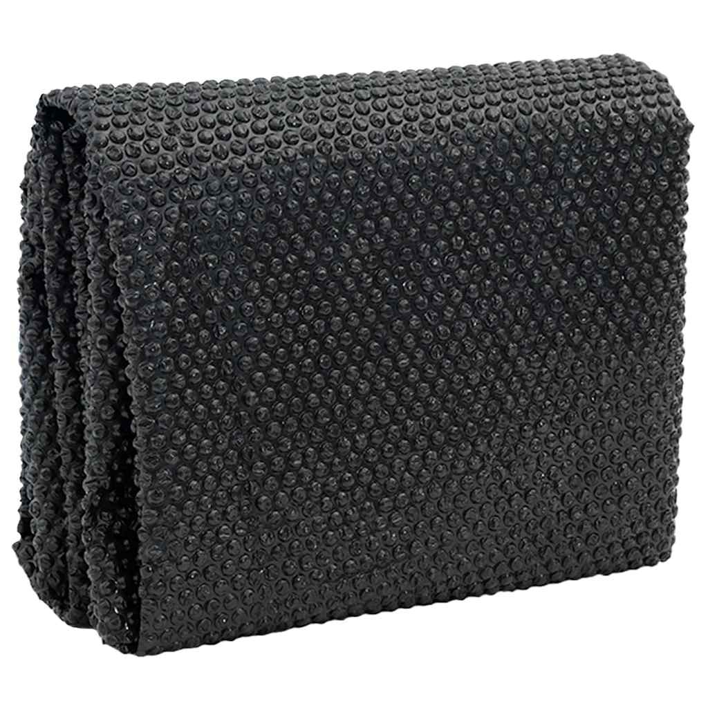 vidaXL Solar zwembadfolie drijvend 600x300 cm PE zwart en blauw