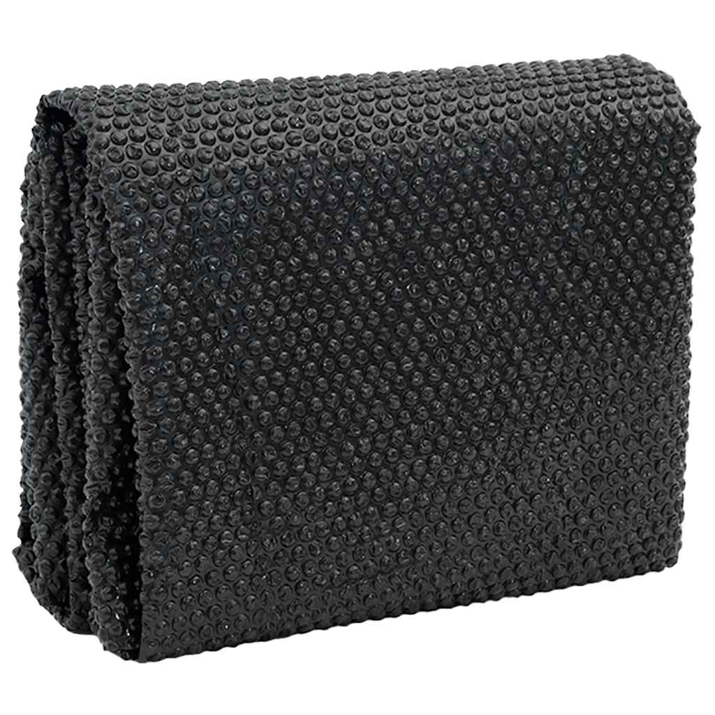 vidaXL Solar zwembadfolie drijvend zwart/blauw