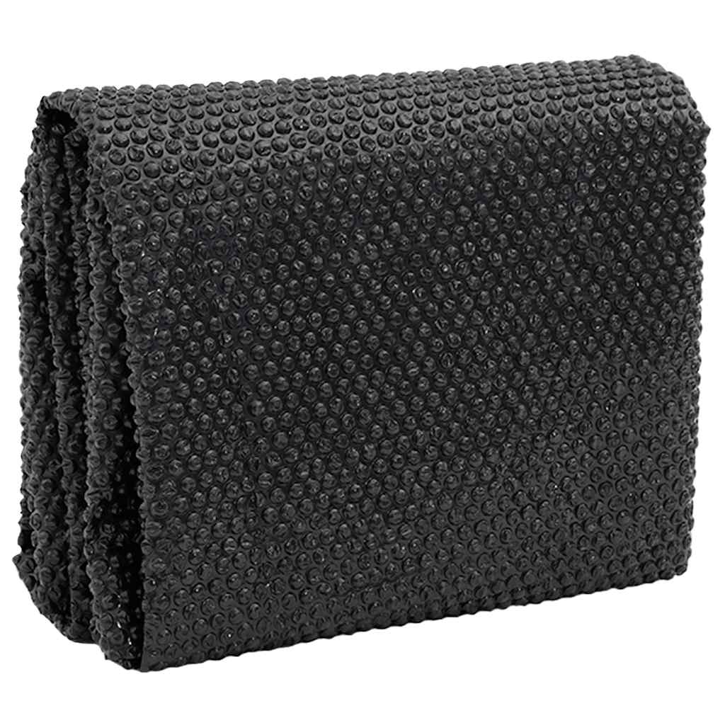 vidaXL Solar zwembadfolie drijvend 600x400 cm PE zwart en blauw