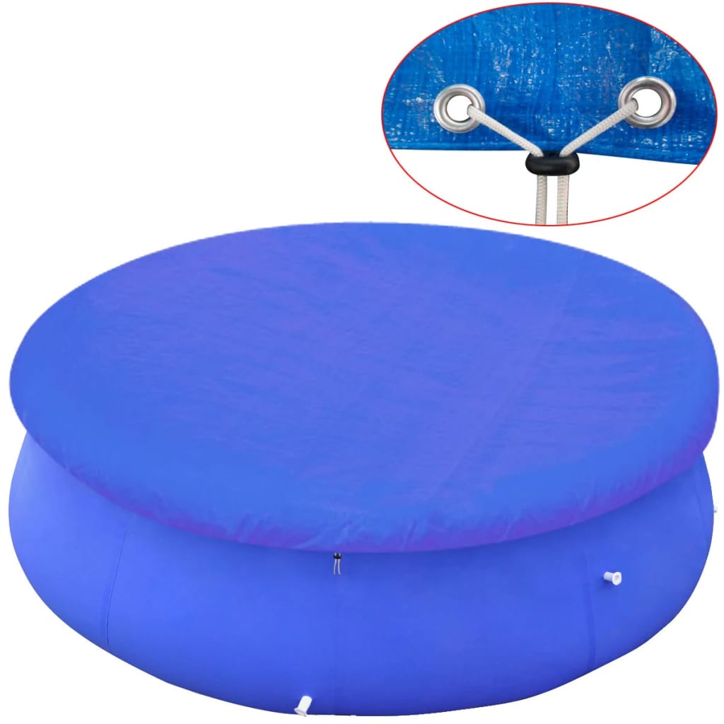 vidaXL Zwembadhoezen 2 st voor 360-367 cm ronde bovengrondse zwembaden