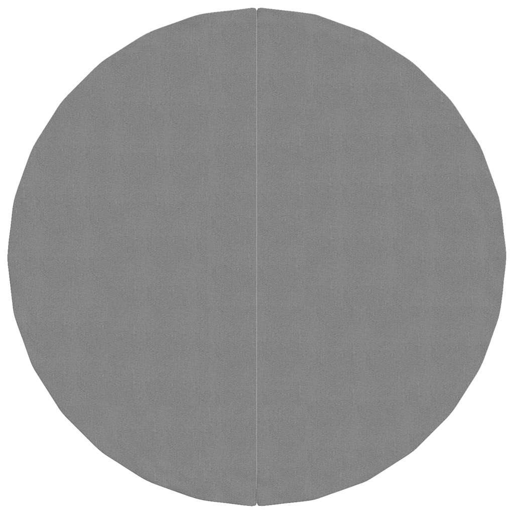 vidaXL zwembadgrondzeil Ø244 cm polyester geotextiel lichtgrijs