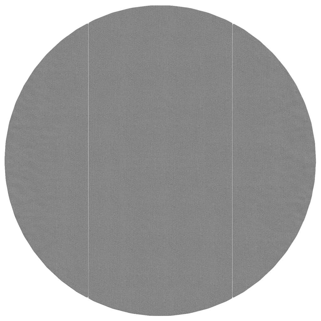 vidaXL Zwembadgrondzeil Ø306 cm polyester geotextiel lichtgrijs