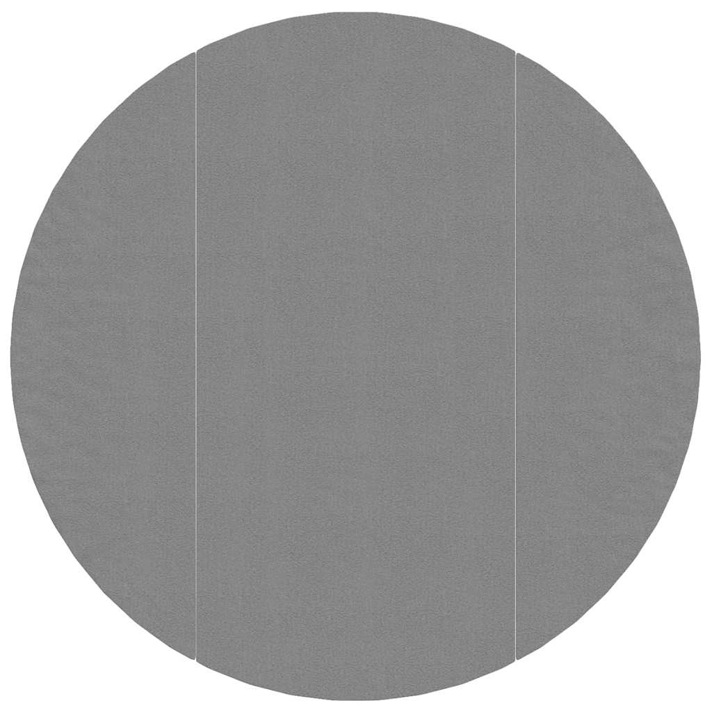 vidaXL zwembadgrondzeil Ø366 cm polyester geotextiel lichtgrijs