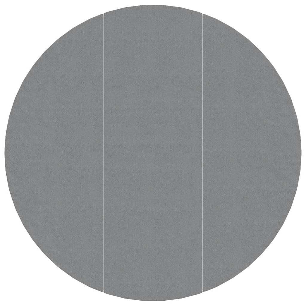 vidaXL zwembadgrondzeil Ø396 cm polyester geotextiel lichtgrijs