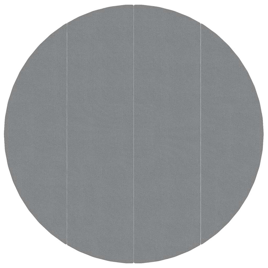 vidaXL zwembadgrondzeil Ø428 cm polyester geotextiel lichtgrijs
