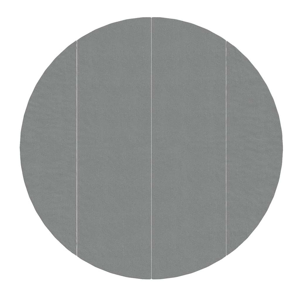 vidaXL zwembadgrondzeil Ø458 cm polyester geotextiel lichtgrijs
