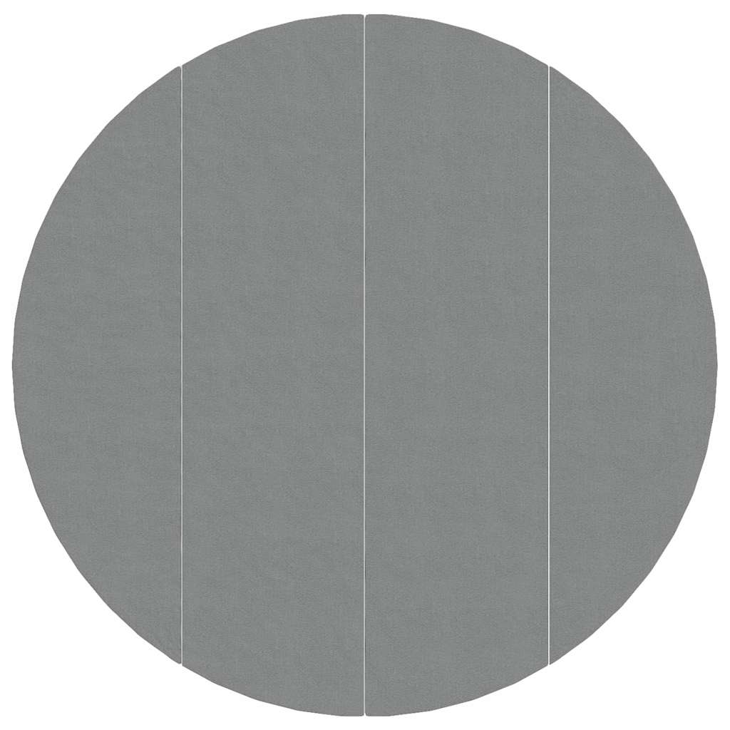 vidaXL Zwembadgrondzeil Ø500 cm polyester geotextiel lichtgrijs