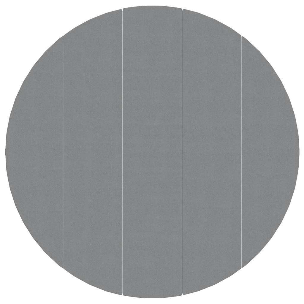 vidaXL Zwembadgrondzeil Ø550 cm polyester geotextiel lichtgrijs