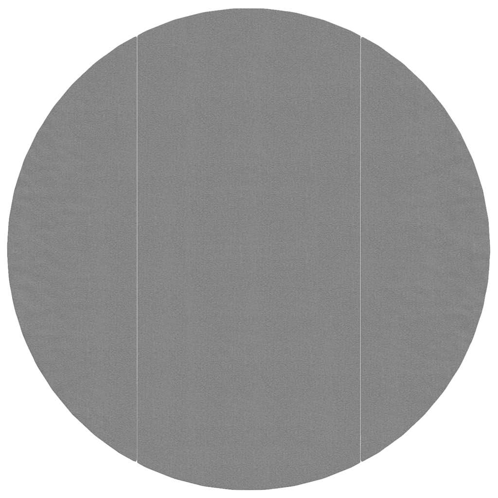 vidaXL Zwembadgrondzeil Ø306 cm polyester geotextiel lichtgrijs