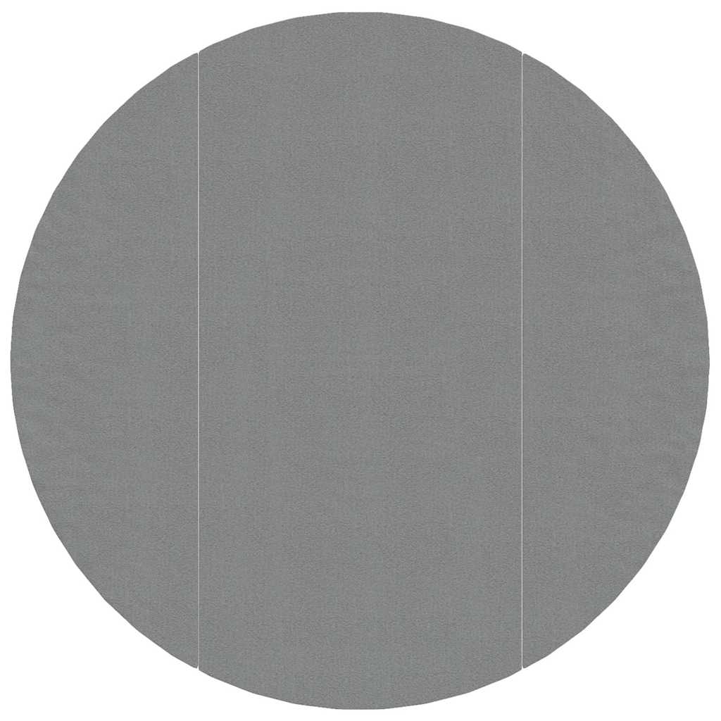 vidaXL Zwembadgrondzeil Ø366 cm polyester geotextiel lichtgrijs