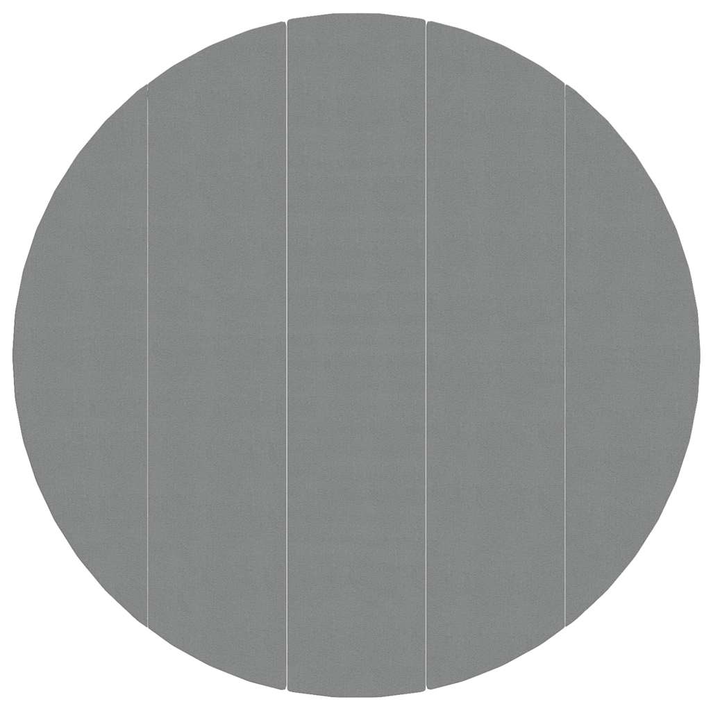 vidaXL zwembadgrondzeil Ø550 cm polyester geotextiel lichtgrijs