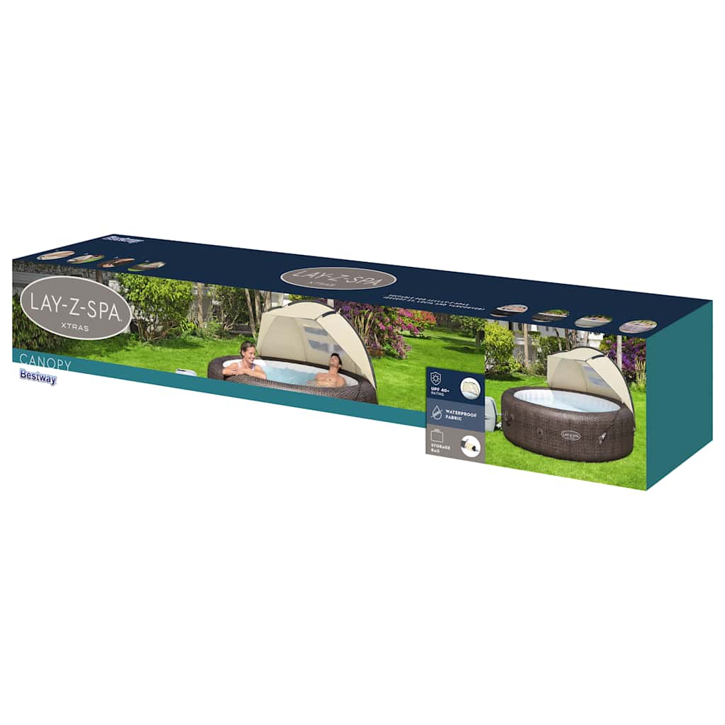 Bestway Lay-Z-Spa overkapping voor spa’s (183x94x109 cm)