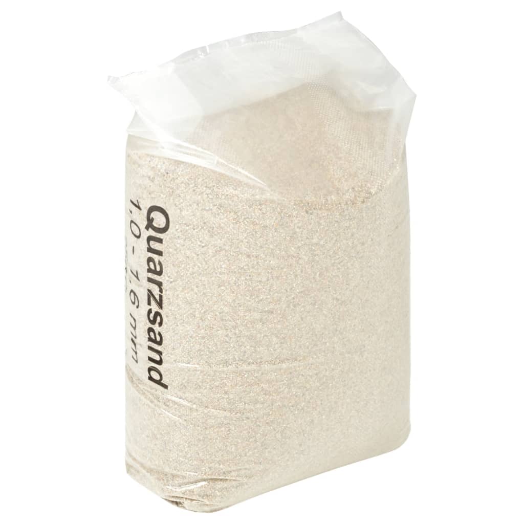 vidaXL filterzand 25 kg korrelgrootte 1,0-1,6 mm