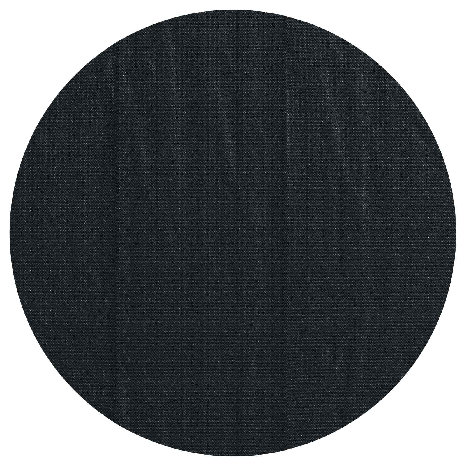 vidaXL zwemfolie extra zwaar zwart Ø 455 cm 0,4 mm PE